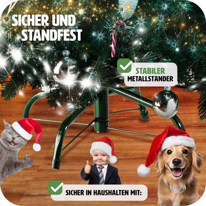 Image du produit tectake Sapin de Noël artificiel (180 cm)