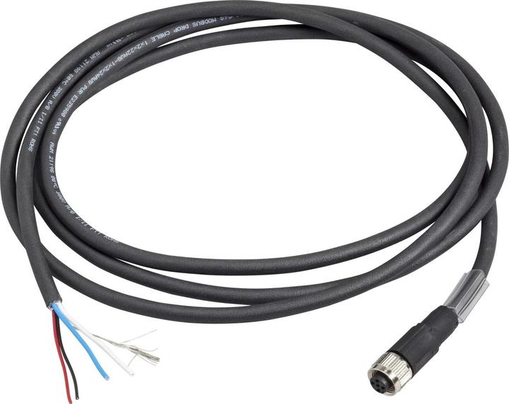 Produktbild Schneider Electric CANopen-Bus-Verbindungskabel, abgewinkelt, M12-A Buchse-Draht, 10m TCSCCN2FNX10SA