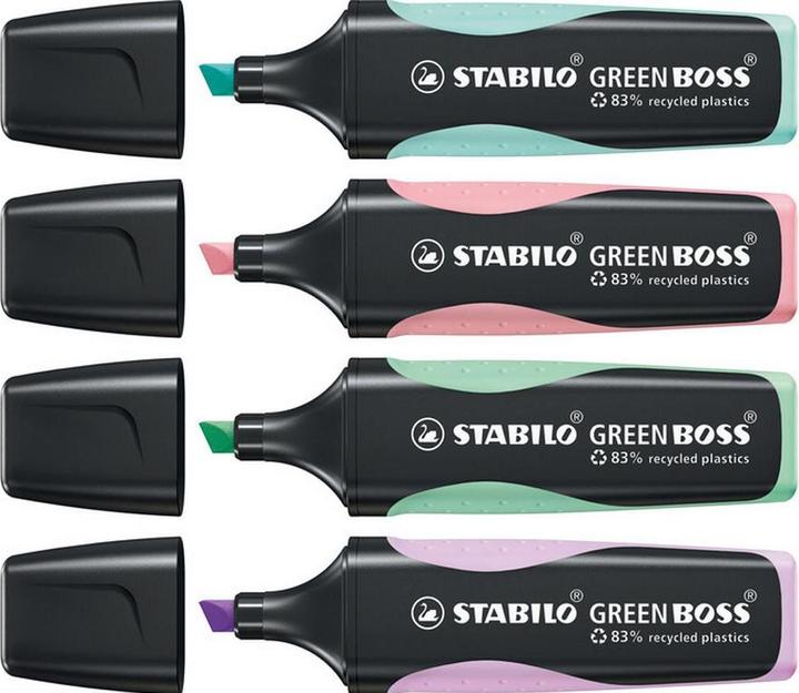 Actual product image STABILO Green Boss (Orange, Yellow, Rose, 5 mm, 10 x)