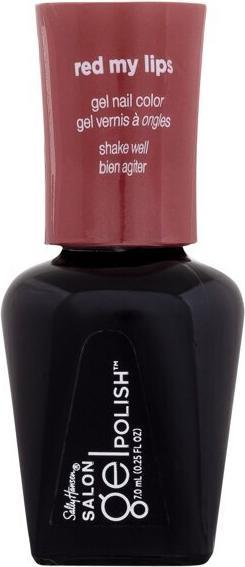 Image du produit Sally Hansen Salon Pro Gel Red My Lips 0.14 Fluid Ounce (220 Rouge mes lèvres, Vernis à ongles effet gel)