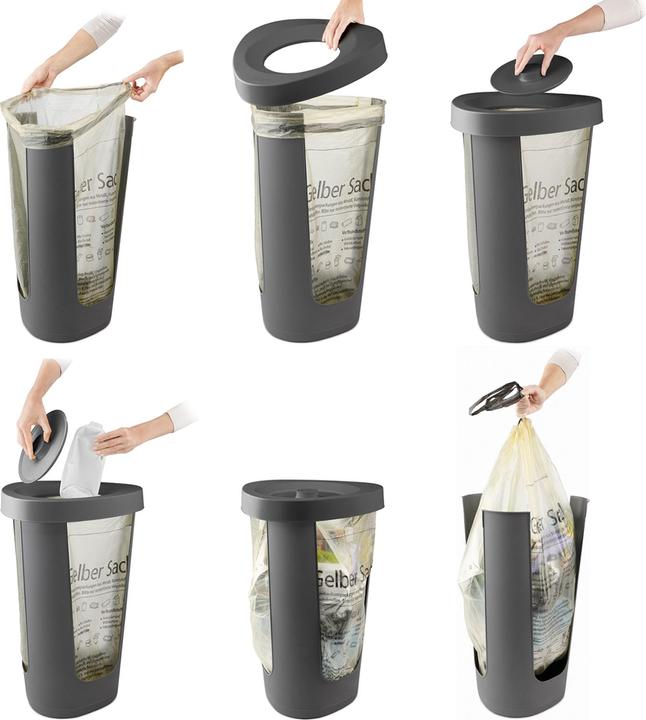 Image du produit Rotho Support pour sacs poubelle FABU (50 l)