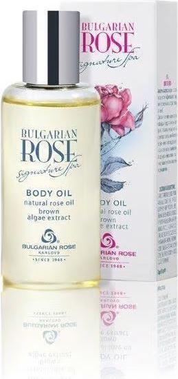 Produktbild Rose Körperöl mit Rosenöl, Mandelöl und Vitamin E Bulgarian Signature Spa 3.4 oz 100ml (Körperöl, 100 ml)