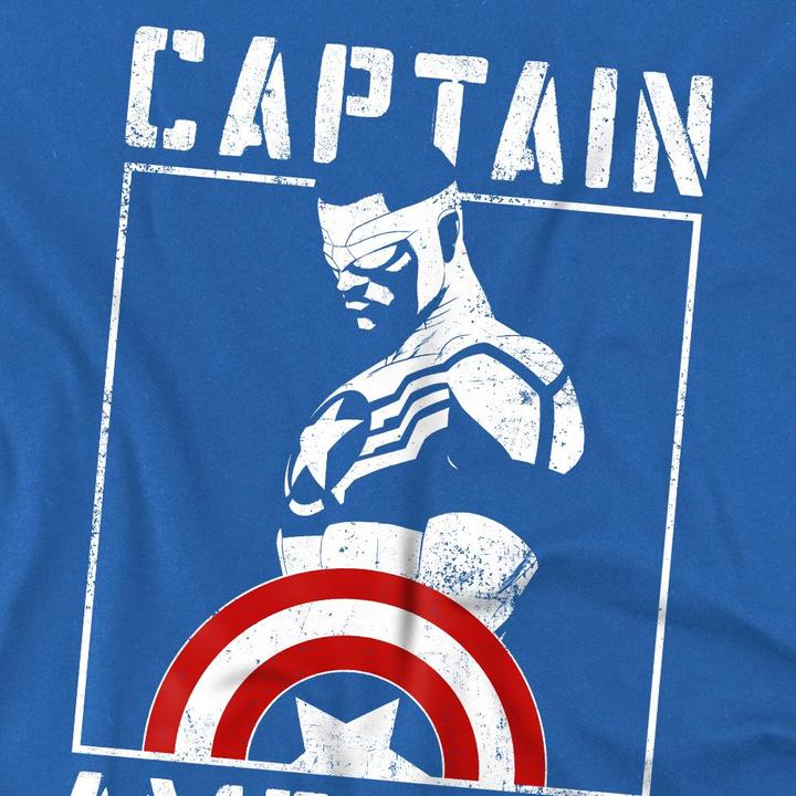 Immagine prodotto Captain America Maglietta Stencil Bambini (140)