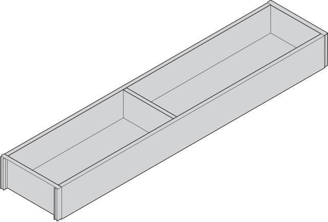 Produktbild Blum Schubladenrahmen AMBIA-LINE Holzdesign schmal 100mm
