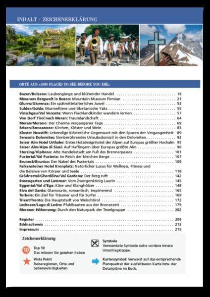 Produktbild 1000 Places-Regioführer Südtirol