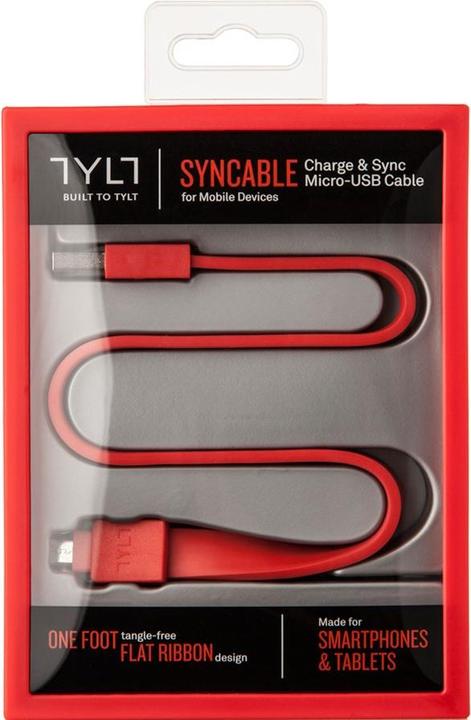 Actual product image Tylt Syncable microUSB (0.30 m, USB 2.0)