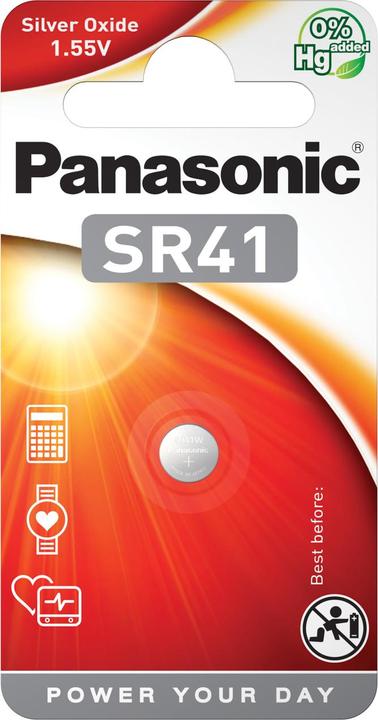 Produktbild Panasonic Silver Oxide SR41 (1 Stk., LR41, 45 mAh)