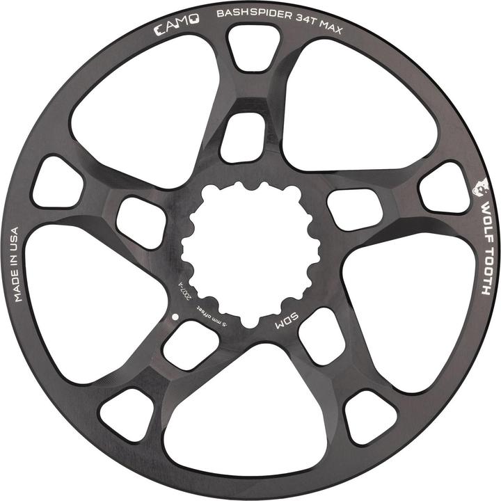 Wolf Tooth CAMO SRAM Direct Mount BashSpider, Boost M5, black