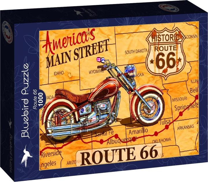 Actual product image Bluebird Puzzle 1000 pieces Route 66 (1000 pieces)