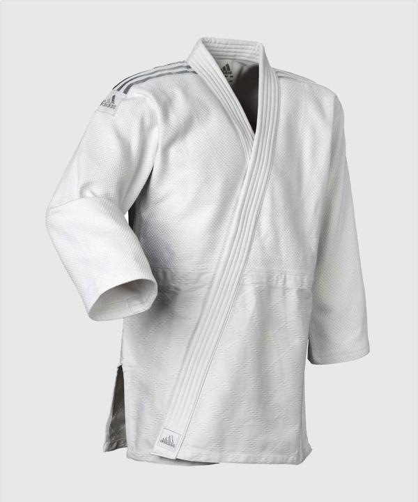 Produktbild adidas Judo-Anzug "Contest" weiss/silberne Streifen, J650 (170)