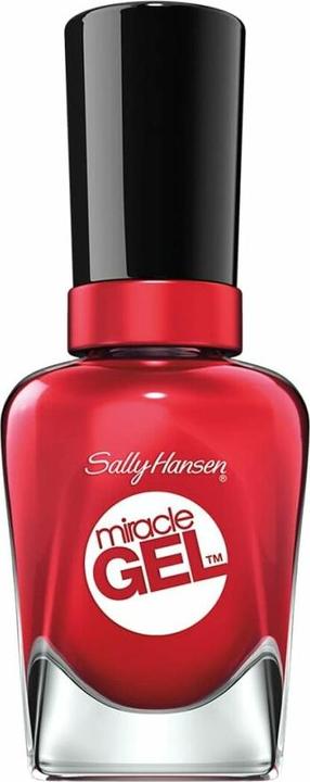 Sally Hansen Miracle Gel STEP1 (444 Off With Her Red!, Gel-Effekt Nagellack)