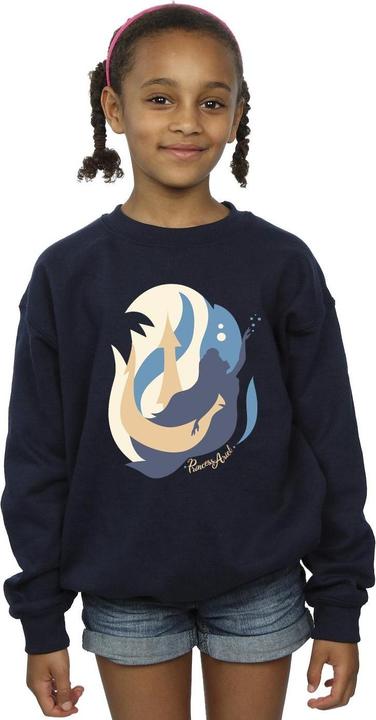 Actual product image Disney Girls The Little Mermaid Colour Silhouettes Sweatshirt (152, 158)