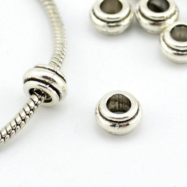 Produktbild Hermex Bead Perle - Silbrig (Zink-Legierung)
