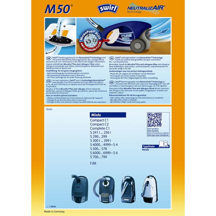 Image du produit Swirl M 50 MicroPor Neutralizair (4 x)