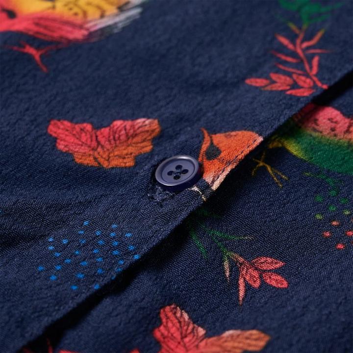 Produktbild VidaXL Kinderkleid mit Langen Ärmeln Marineblau (128)