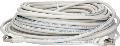 Actual product image Rs Pro Cat 8 cable Cat8, 20m, white patch cable, A RJ45 S/FTP plug, B RJ45, LSZH (S/FTP, CAT8.1, 20 m)