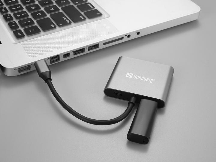 Image du produit Sandberg Station d'accueil (USB-C, 3 Ports)
