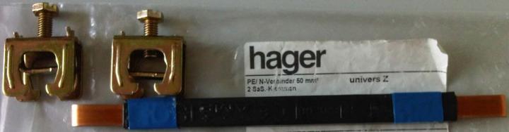 Actual product image Hager PE/N Connector