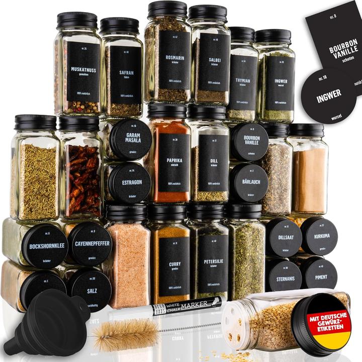 Image du produit Deco haus 36-teiliges Gewürzgläser Set (4.32 l)