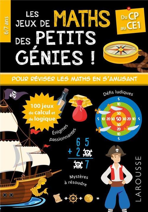 Actual product image Les jeux de maths des petits génies! du CP au CE1, 6-7 ans (Quénée Mathieu, French)
