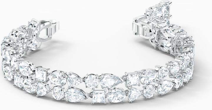 Immagine prodotto Swarovski Bracciale misto Tennis Deluxe (17 cm, Acciaio inossidabile)