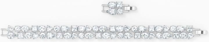 Immagine prodotto Swarovski Bracciale misto Tennis Deluxe (17 cm, Acciaio inossidabile)