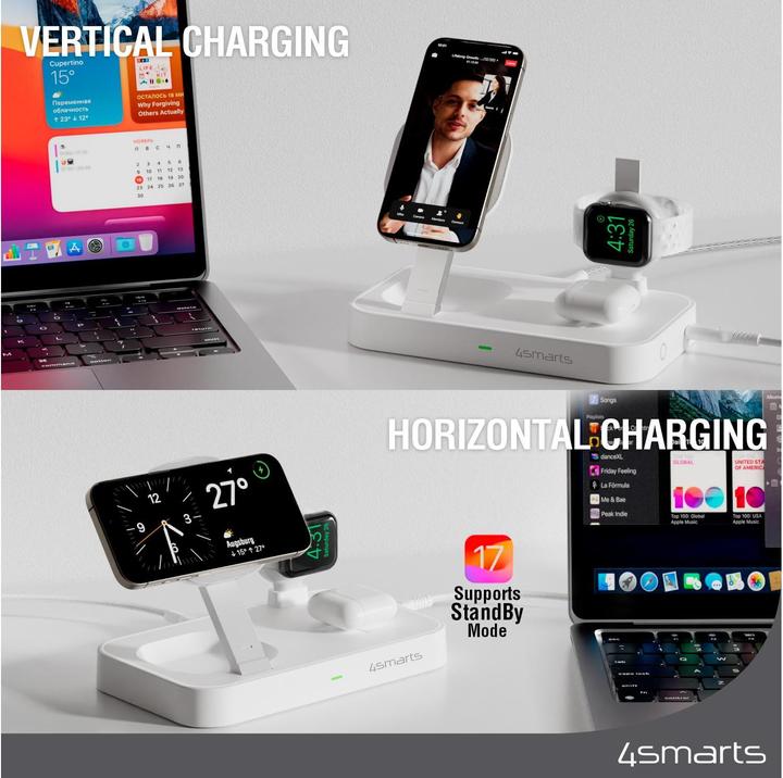 Produktbild 4smarts Wireless Charger Qi2 (15 W)