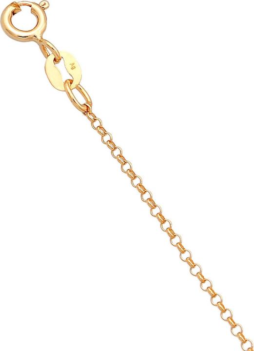 Actual product image Elli Necklace Platelet Vintage Rod Element 925 Silver (925 sterling silver, 45 cm)
