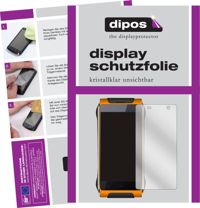 Actual product image Dipos Screen Protector Crystalclear (6 Piece, Homtom HT20 Pro)
