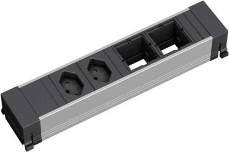 Bachmann Steckdosenleiste Conference 2xCH T13 2xAbdeckung (2 x, Typ 13)