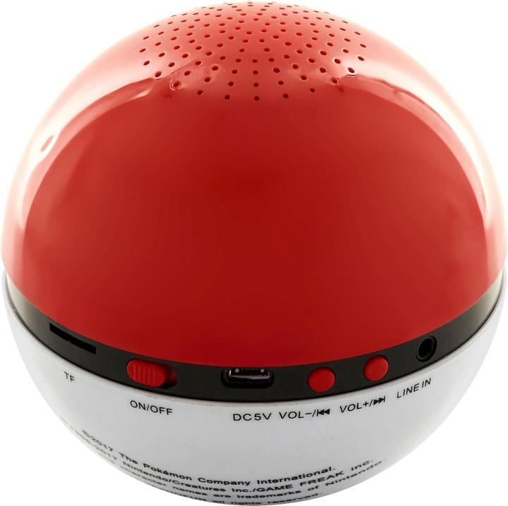 Actual product image Teknofun Pokemon Wireless Speaker Pokeball (4 h, Rechargeable battery operated)