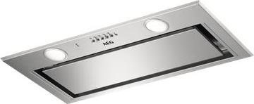 Immagine prodotto AEG DGE5661HM Da incasso Acciaio inox ³/h A (Cappuccio a schermo piatto)