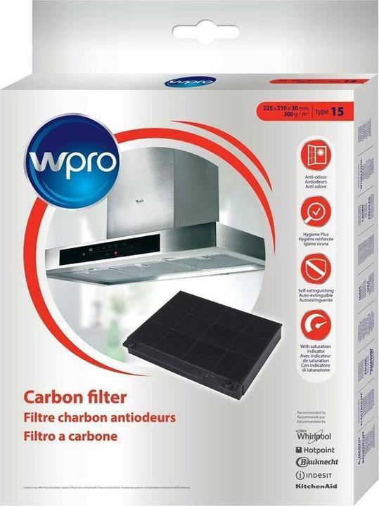 Immagine prodotto WPRO Filtro a carbone attivo 481248048145, AMC027, Mod. 15, CHF15/1 484000008575