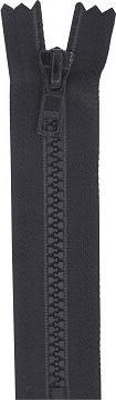 Produktbild YKK Reissverschluss Kunststoffzähnchen nicht teilbar 5mm 30cm 580 schwarz Industrieware (30 cm)