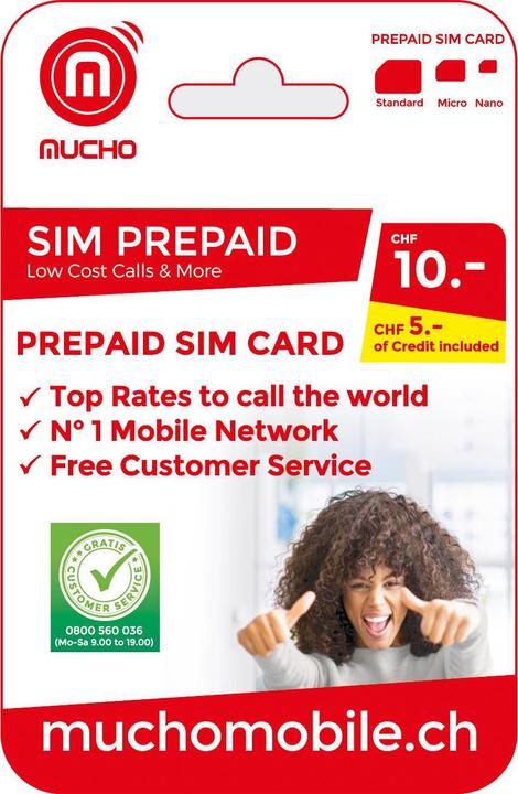Produktbild BeeOne Mucho Mobile SIM Only 10 + 5