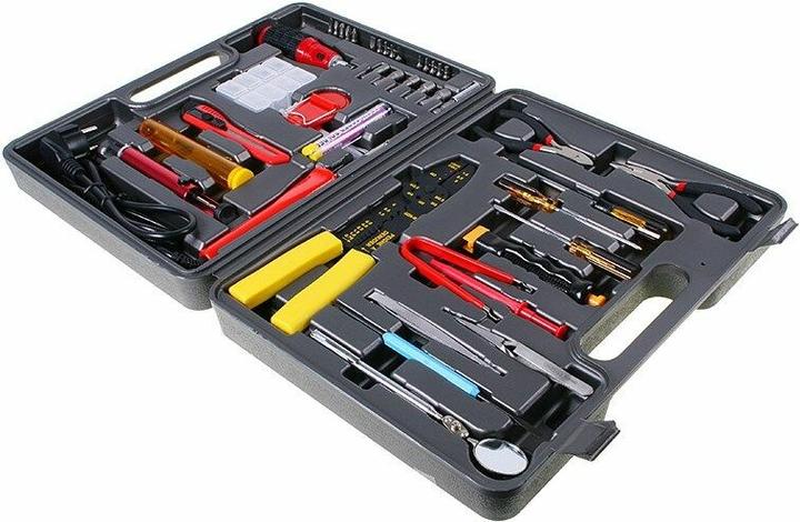 Produktbild InLine Werkzeugset für Computer und Elektronik, 61-teilig