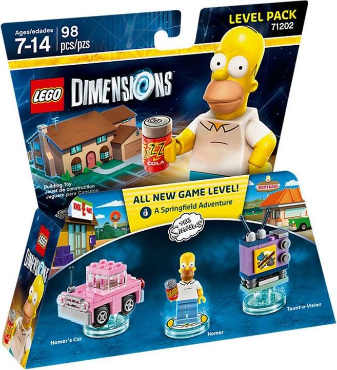Actual product image LEGO The Simpsons Level Pack (71202, LEGO Dimensions)