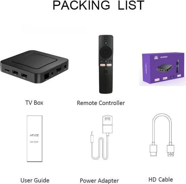 Produktbild PhoneLook Android TV Multimedia 4K Ultra HD Streaming Box Z6 HDR 64Bit CPU Google Assistant