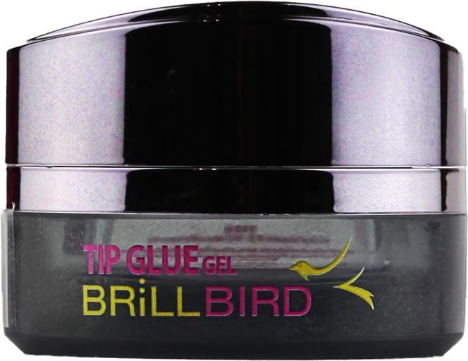 BrillBird Gel de colle Tip / Press on Glue Gel 15ml (Vernis à ongles effet gel)
