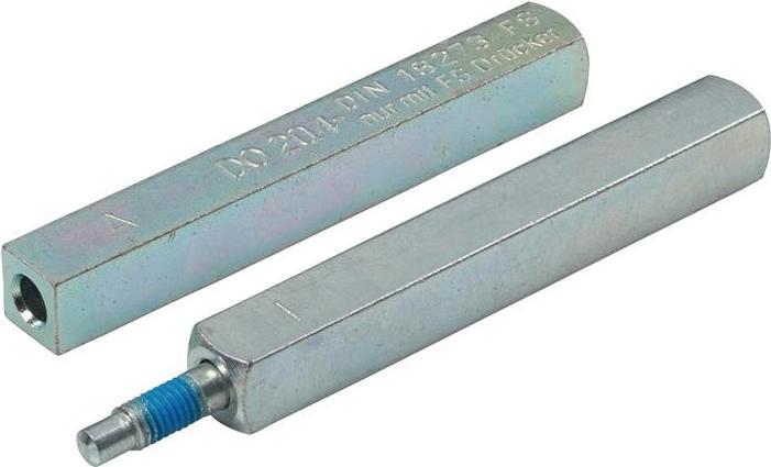 Ogro Panik-Stift 120 FS SECURE Vierkant 9 mm TS 93-99 mm geteilter Vollstift