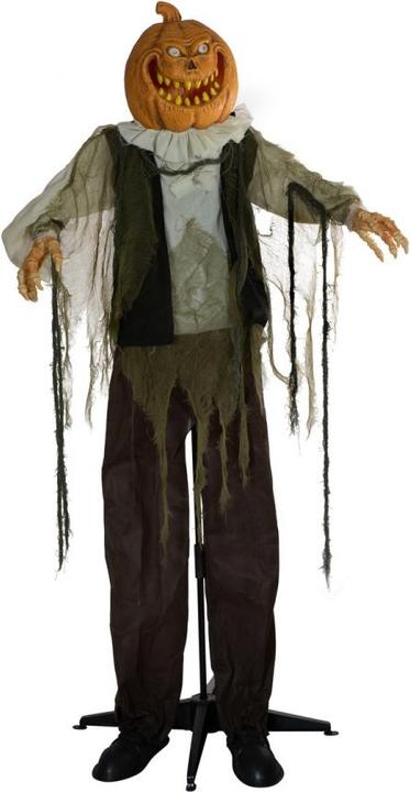 Actual product image Europalms Halloween figure pumpkin man, animated, 170cm