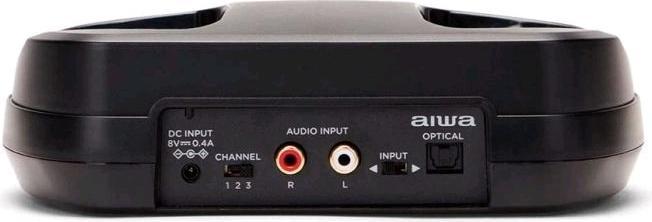 Produktbild Aiwa WHF-880 Kopfhörer & Headset Kabellos Kopfband Musik Ladestation Schwarz (10 h, Kabellos)