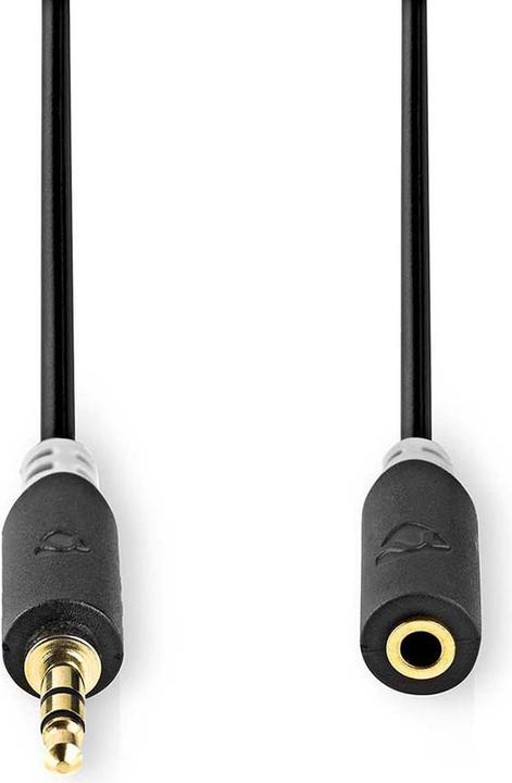 Actual product image Nedis 3.5 mm stereo audio cable with 3 jacks (2 m, 3.5mm jack (AUX))