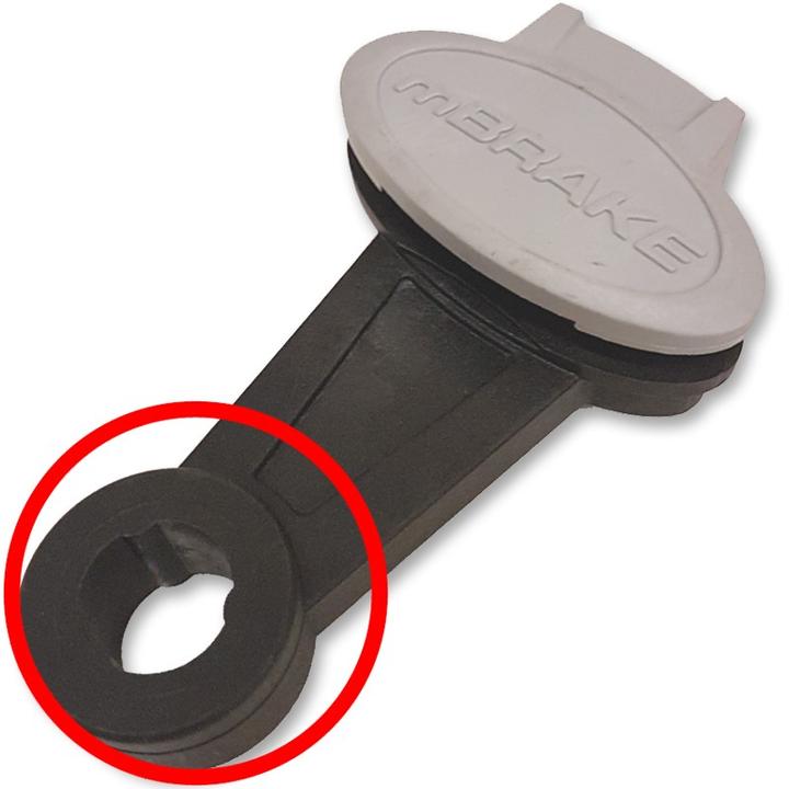 Produktbild TFK Bremsbacke Bremssattel flach zu Joggster Adventure & Twist mit Kunststofffelge X11-6