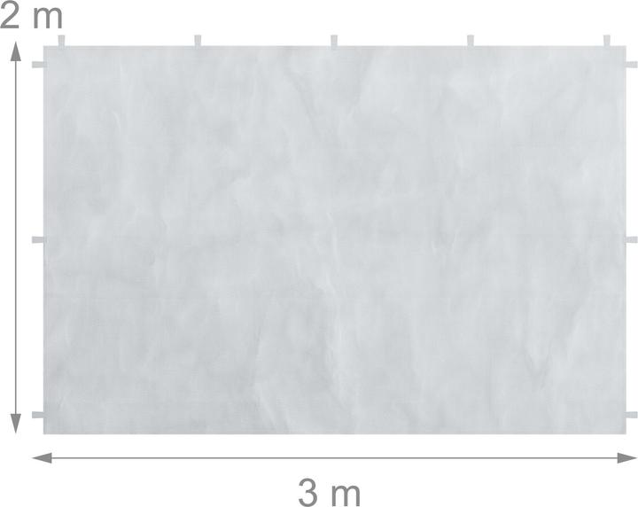 Actual product image Relaxdays 3x Pavilion side wall (10 cm, 300 cm)