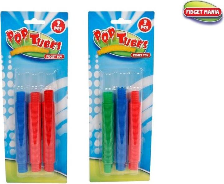 Roost Fidget Pop Tubes, 3 pcs.
