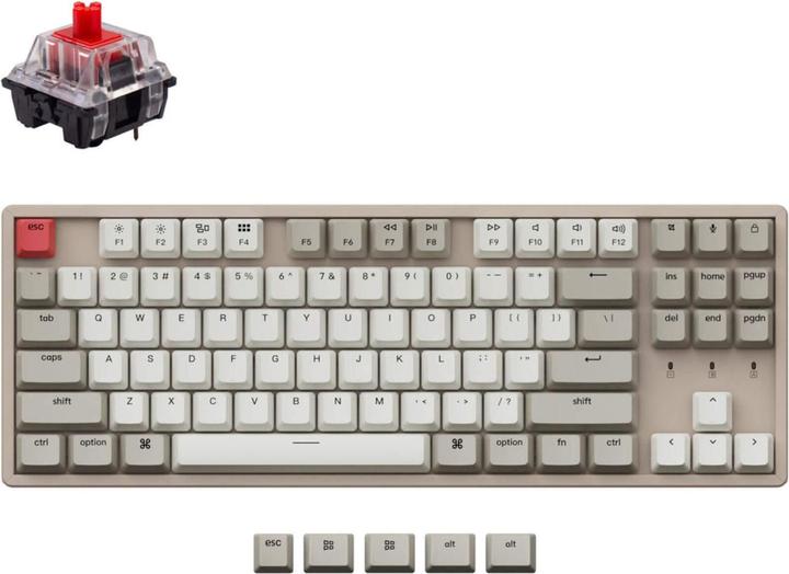 Image du produit Keychron K8 (US, Filaire, Sans fil)
