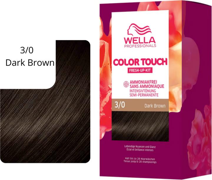 Produktbild Wella Color Touch Fresh Up Kit (3/0 Dark Brown)