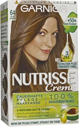 Actual product image adidas Garnier Nutionse, 64 Light Amber, Hair Dye (64 Light amber)