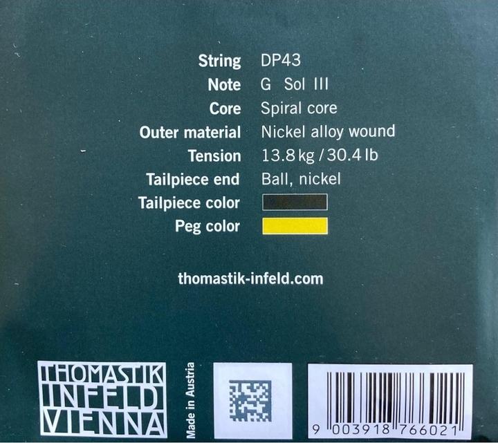 Actual product image Thomastik Thom. Cello Dominant Pro